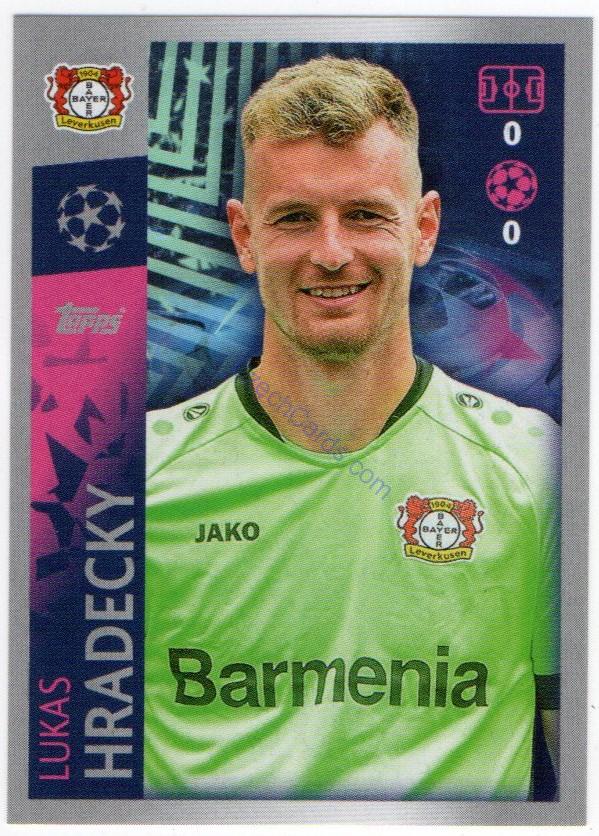 Lukas Hradecky 2019/20 Topps sticker #64