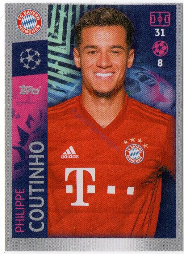Philippe Coutinho 2019/20 Topps sticker #90