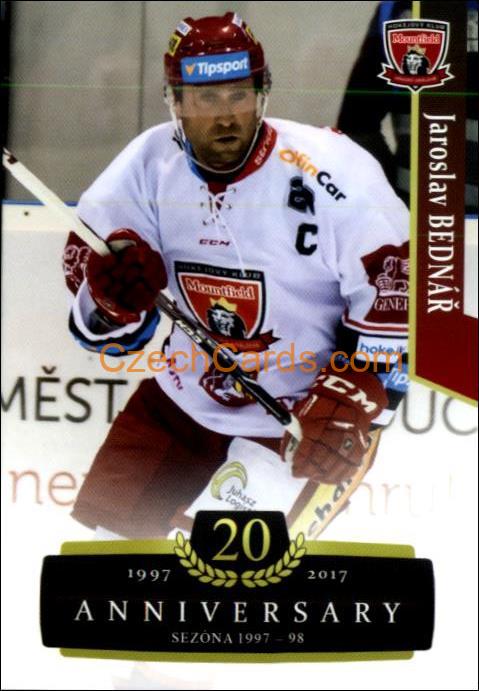 Jaroslav Bednář 2017/18 OFS hokejová karta Retro #37