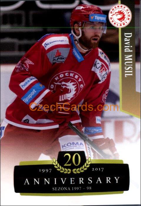 David Musil 2017/18 OFS hokejová karta Retro #61