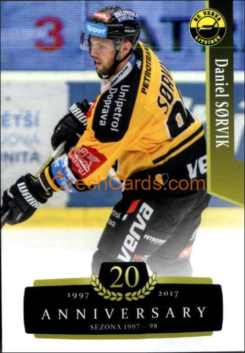 Daniel Sørvik 2017/18 OFS hokejová karta Retro #90