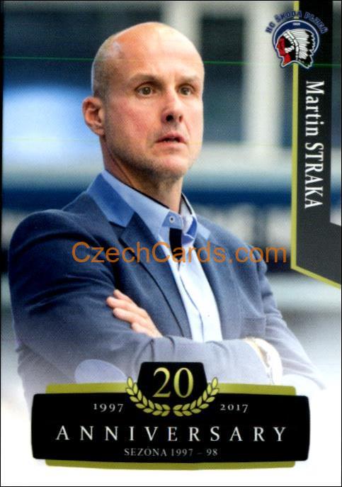 Martin Straka 2017/18 OFS hokejová karta Retro #114