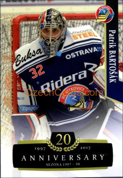 Patrik Bartošák (G) 2017/18 OFS hokejová karta Retro #115