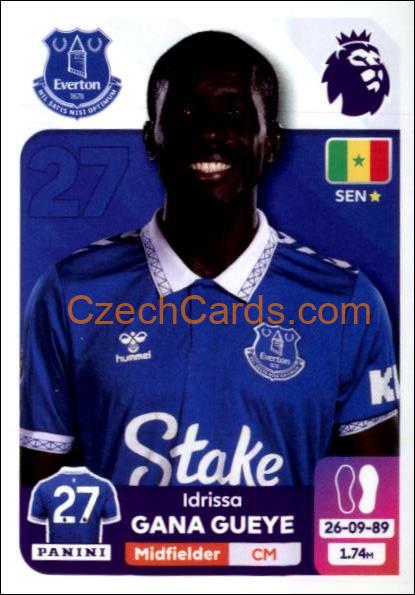 Idrissa Gana Gueye 2024 Panini EPL sticker #269