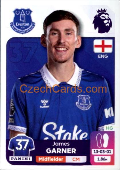 James Garner 2024 Panini EPL sticker #270