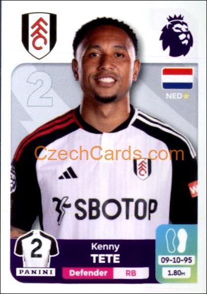 Kenny Tete 2024 Panini EPL sticker #287