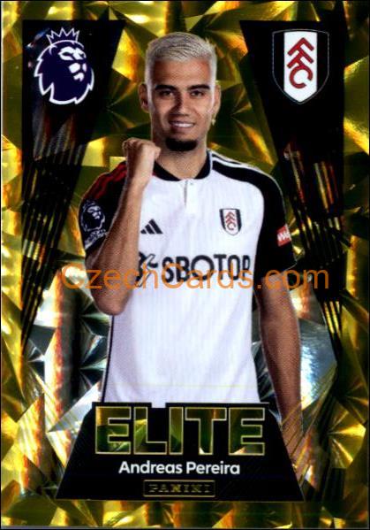 Andreas Pereira (Elite) 2024 Panini EPL sticker holo #306