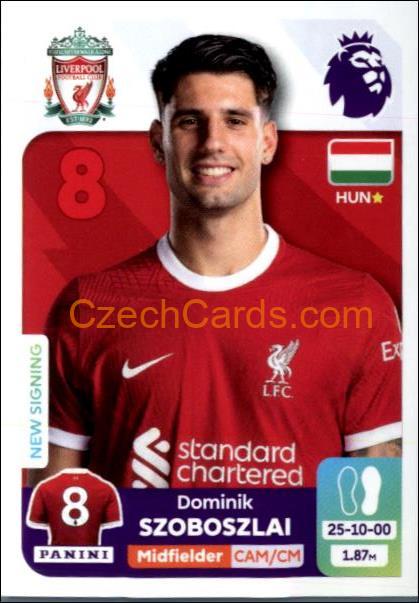 Dominik Szoboszlai 2024 Panini EPL sticker #358