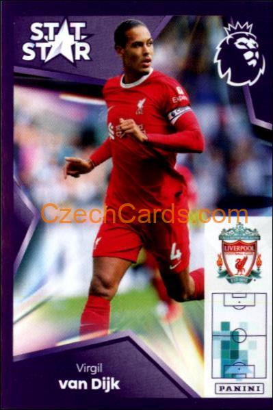 Virgil van Dijk 2024 Panini EPL sticker #372