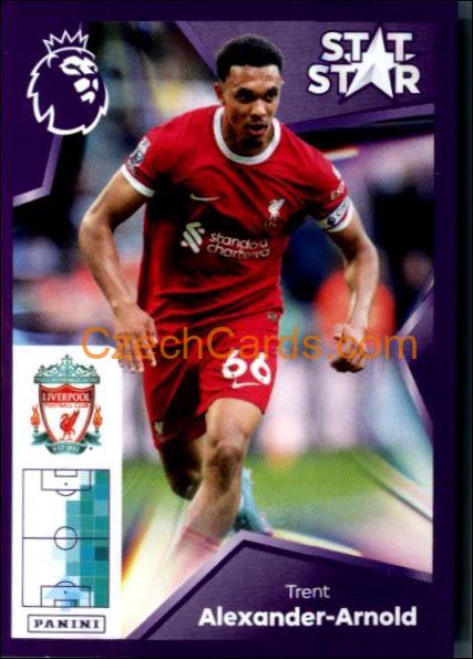 Trent Alexander-Arnold (Stat Stars) 2024 Panini EPL sticker #374