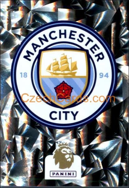 Club Badge Manchester City 2024 Panini EPL sticker holo #405