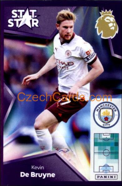 Kevin De Bruyne (Stat Stars) 2024 Panini EPL sticker #433