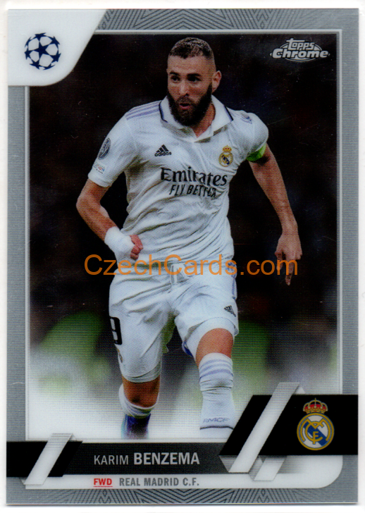 Karim Benzema 2022/23 Topps Chrome Club Competitions #14
