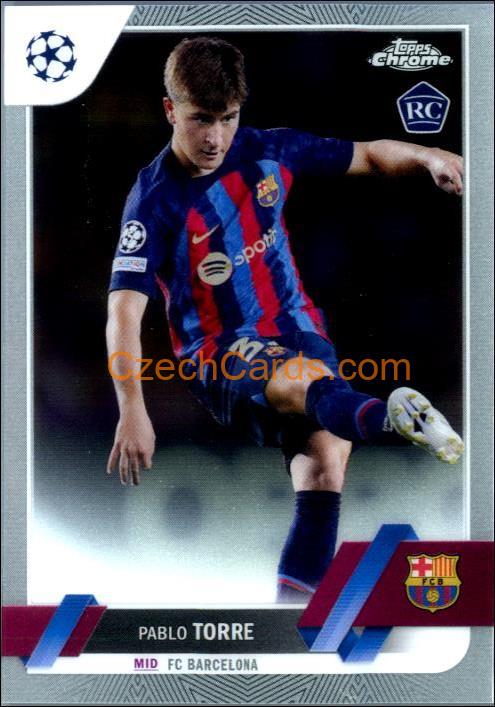 Pablo Torre 2022/23 Topps Chrome Club Competitions #32 RC