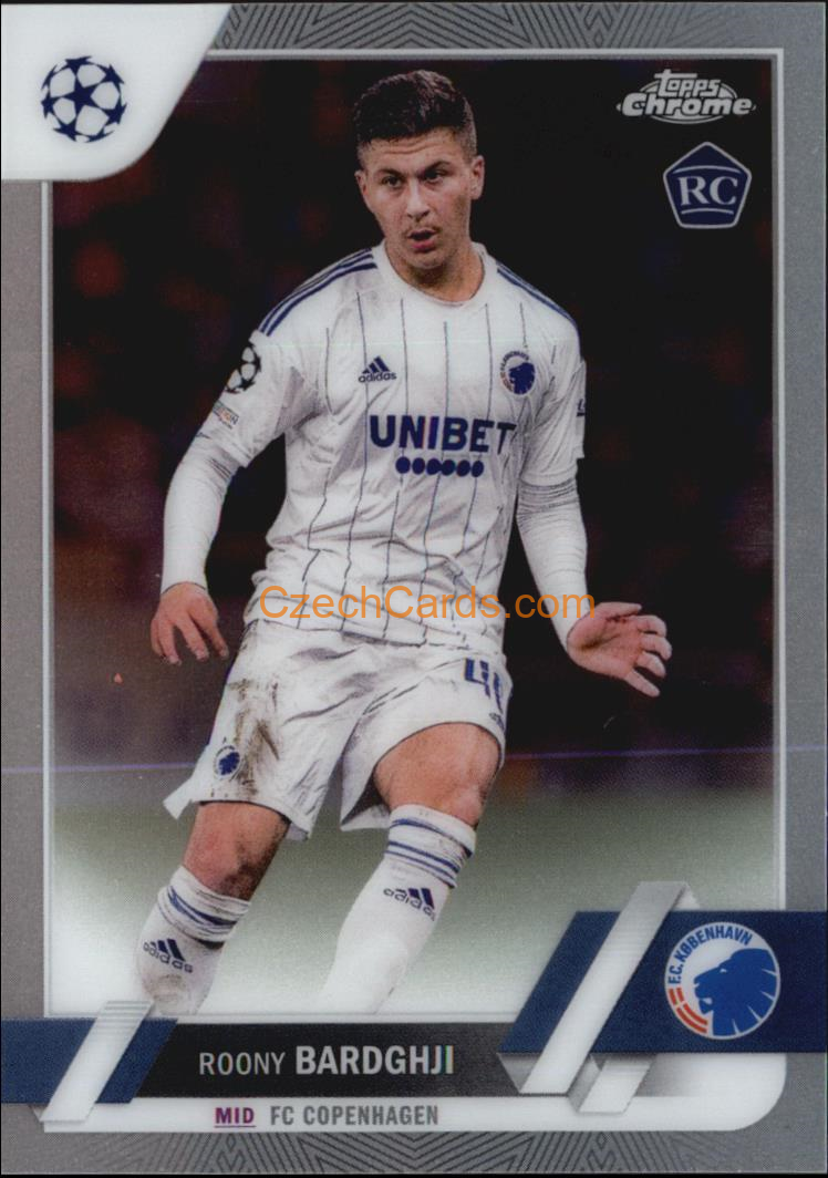 Roony Bardghji 2022/23 Topps Chrome Club Competitions #40 RC