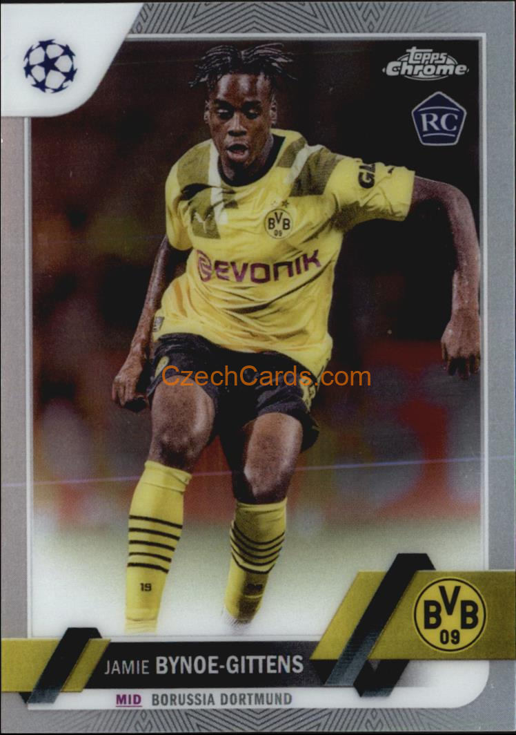 Jamie Bynoe-Gittens 2022/23 Topps Chrome Club Competitions #43 RC 
