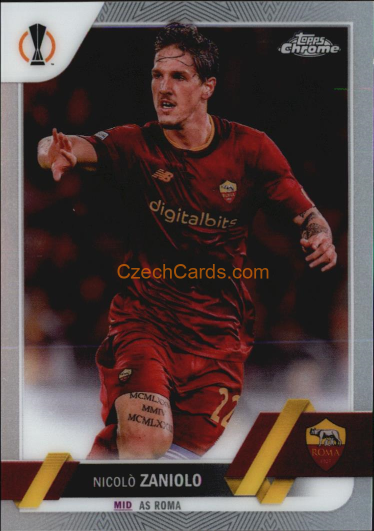 Nicolo Zaniolo 2022/23 Topps Chrome Club Competitions #51