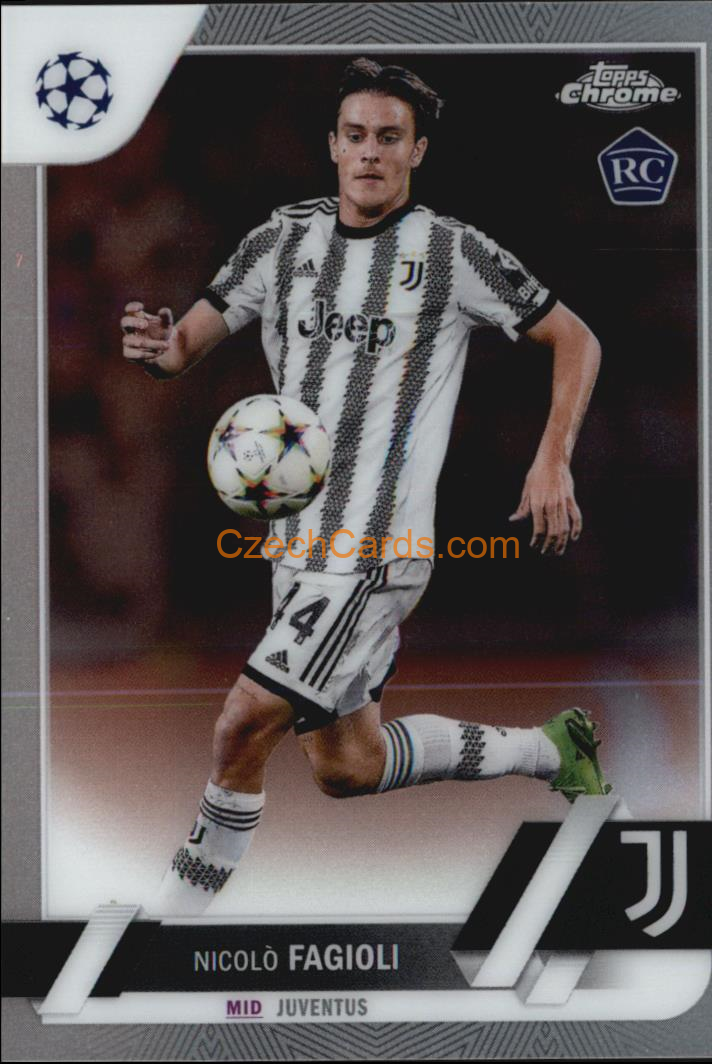 Nicolo Fagioli 2022/23 Topps Chrome Club Competitions #53 RC
