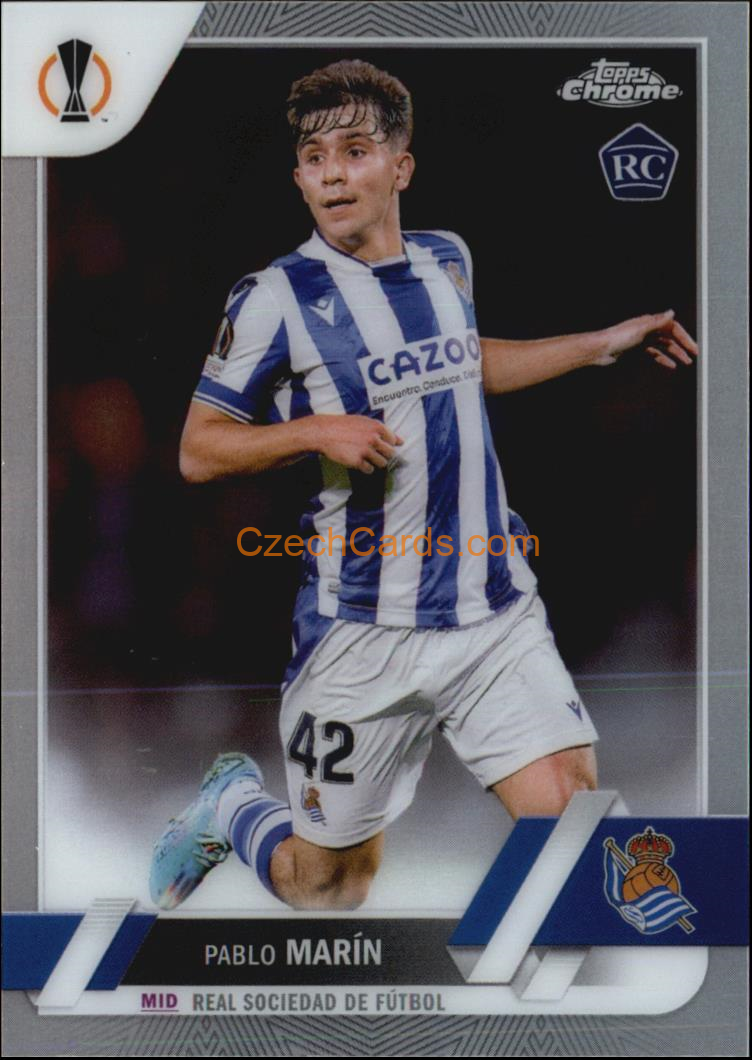 Pablo Marin 2022/23 Topps Chrome Club Competitions #54 RC
