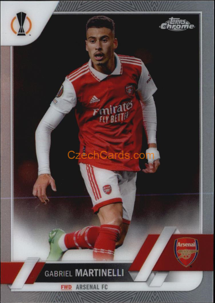 Gabriel Martinelli 2022/23 Topps Chrome Club Competitions #57