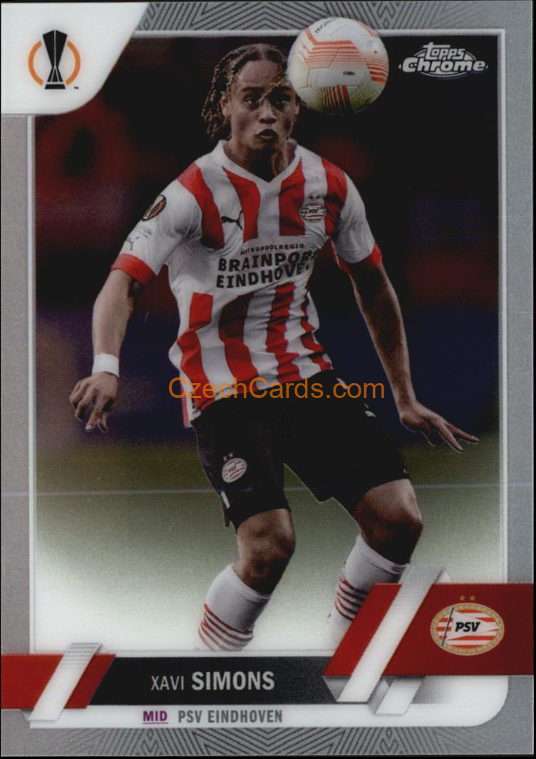 Xavi Simons 2022/23 Topps Chrome Club Competitions #60