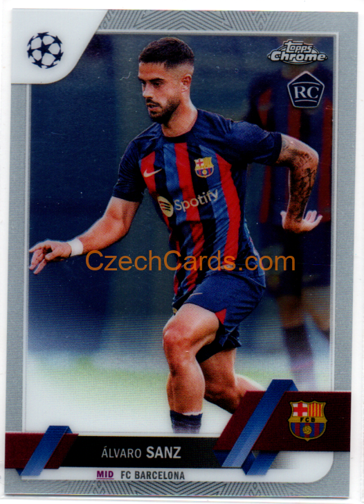 Alvaro Sanz 2022/23 Topps Chrome Club Competitions #67 RC