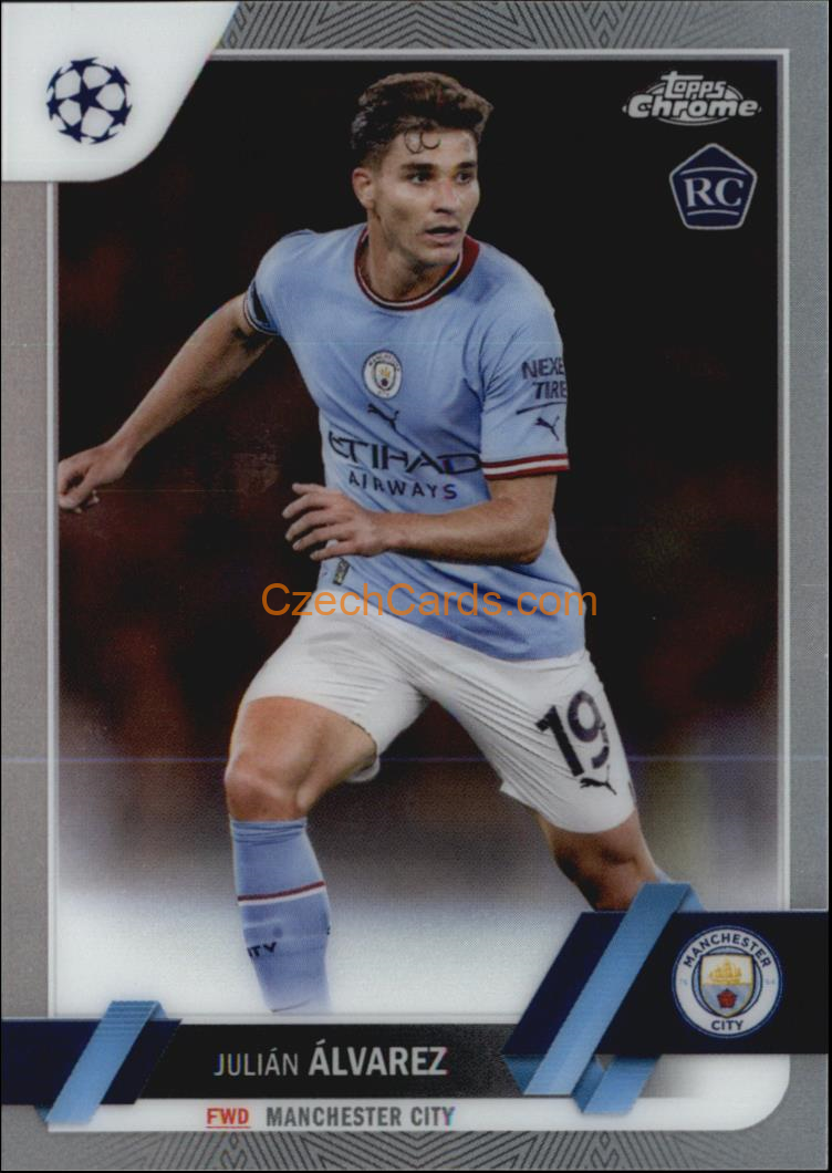 Julian Alvarez 2022/23 Topps Chrome Club Competitions #68 RC
