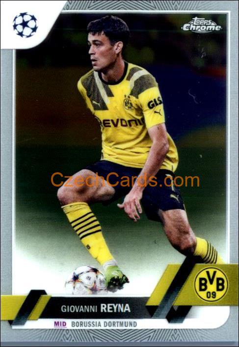 Giovanni Reyna 2022/23 Topps Chrome Club Competitions #69