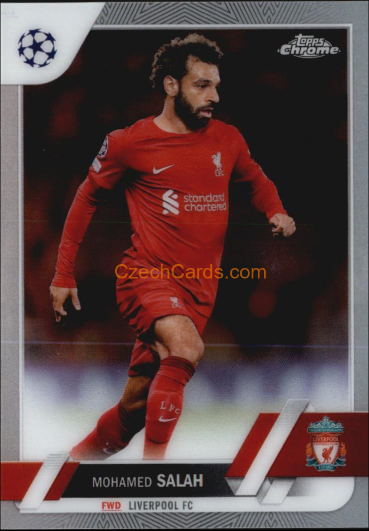 Mohamed Salah 2022/23 Topps Chrome Club Competitions #71
