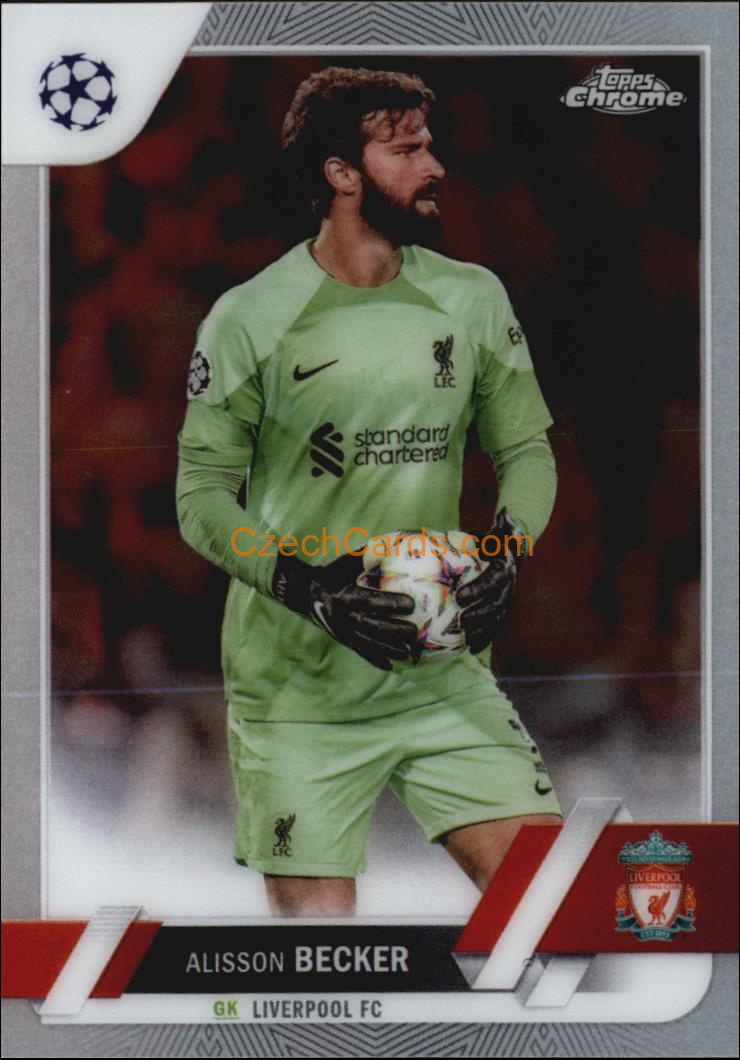 Alisson Becker 2022/23 Topps Chrome Club Competitions #74