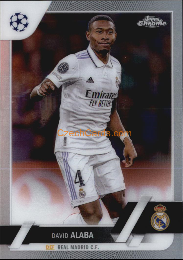 David Alaba 2022/23 Topps Chrome Club Competitions #82