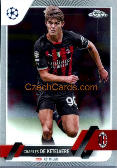 Charles De Ketelaere 2022/23 Topps Chrome Club Competitions #90
