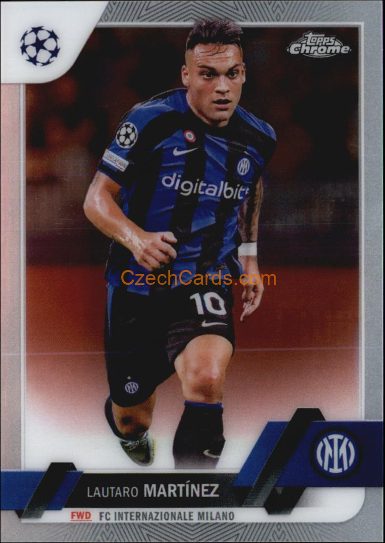 Lautaro Martinez 2022/23 Topps Chrome Club Competitions #97