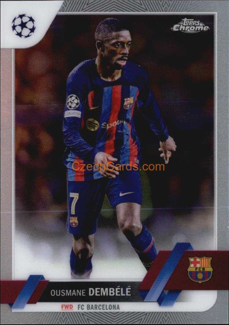 Ousmane Dembele 2022/23 Topps Chrome Club Competitions #98