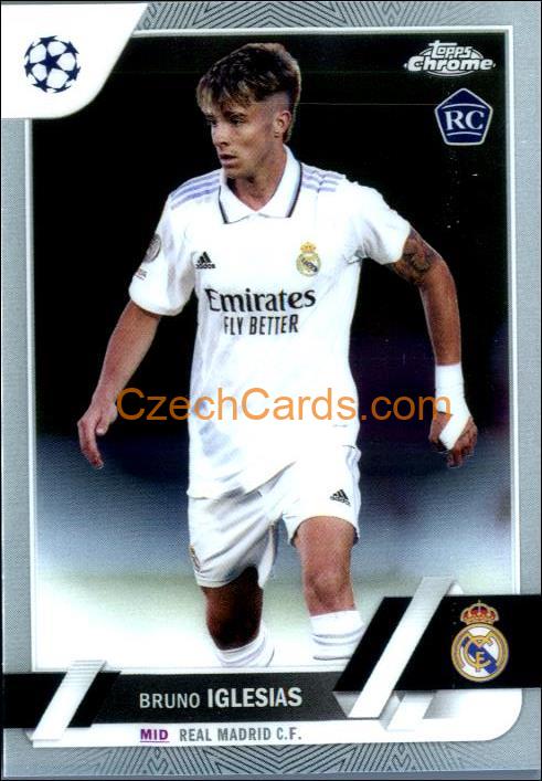 Bruno Iglesias 2022/23 Topps Chrome Club Competitions #114 RC