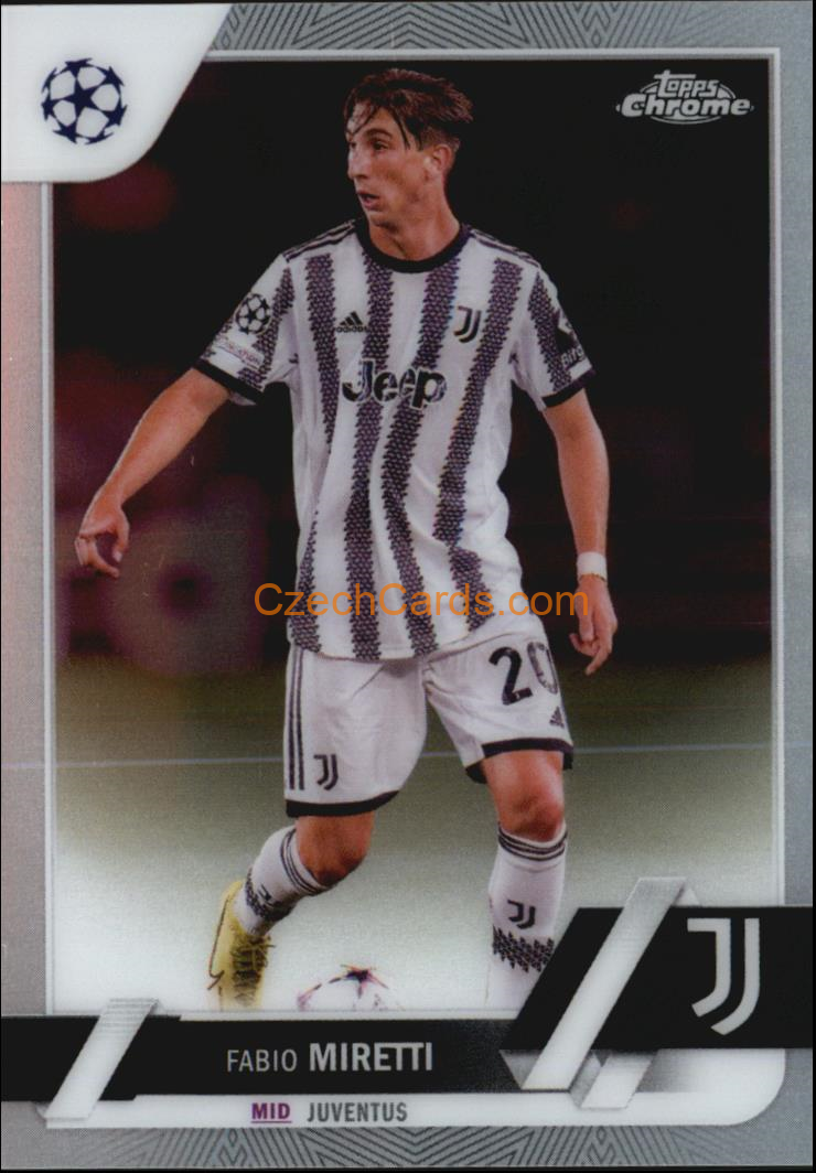 Fabio Miretti 2022/23 Topps Chrome Club Competitions #116