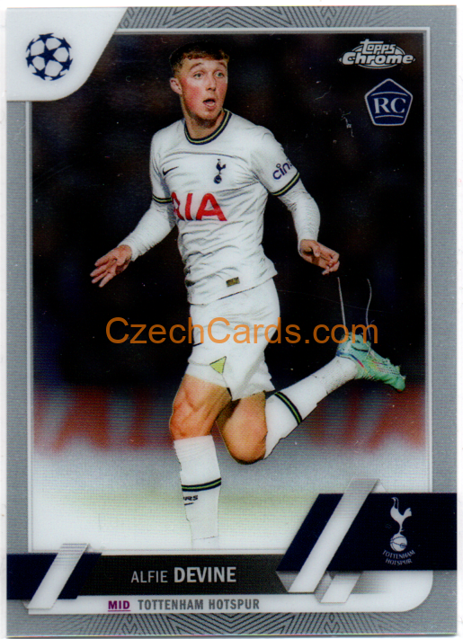 Alfie Devine 2022/23 Topps Chrome Club Competitions #129 RC