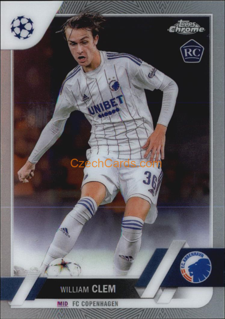 William Clem 2022/23 Topps Chrome Club Competitions #139 RC