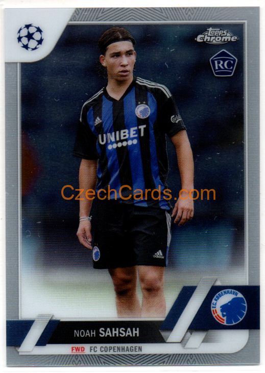 Noah Sahsah 2022/23 Topps Chrome Club Competitions #141 RC