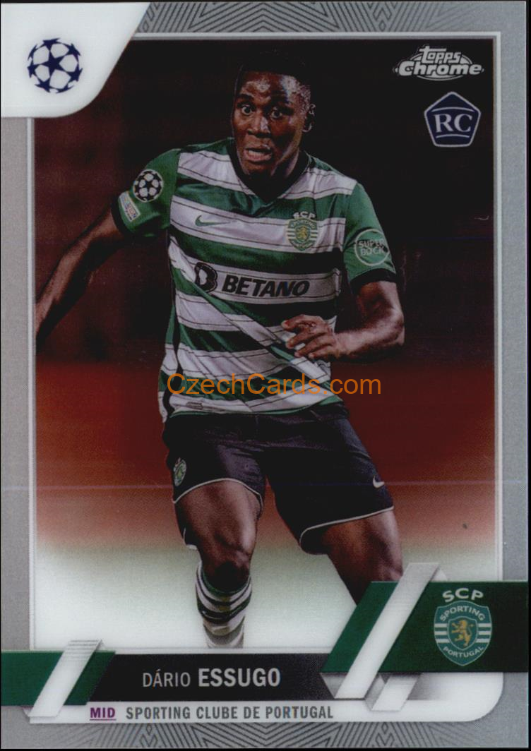 Dario Essugo 2022/23 Topps Chrome Club Competitions #155 RC