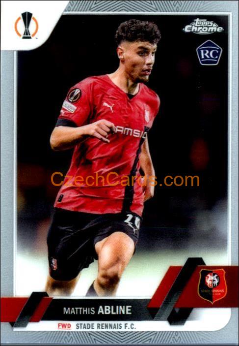 Matthis Abline 2022/23 Topps Chrome Club Competitions #167 RC