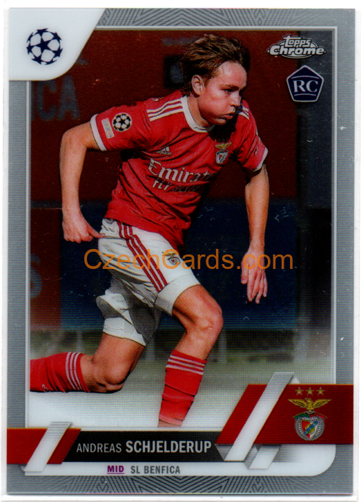 Andreas Schjelderup 2022/23 Topps Chrome Club Competitions #170 RC