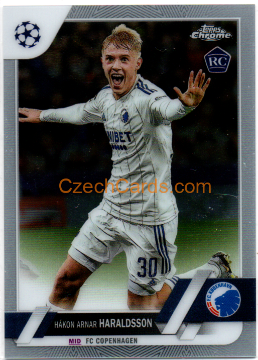 Hakon Arnar Haraldsson 2022/23 Topps Chrome Club Competitions #175 RC