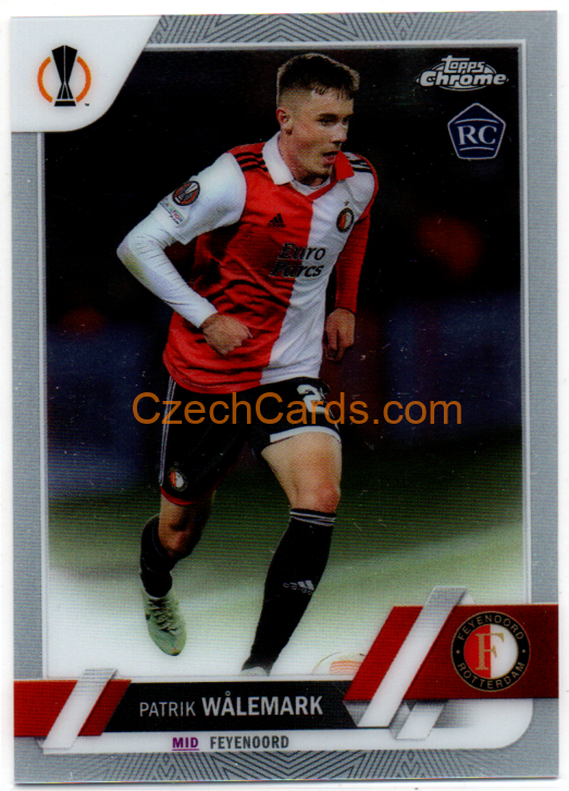 Patrik Walemark 2022/23 Topps Chrome Club Competitions #182 RC