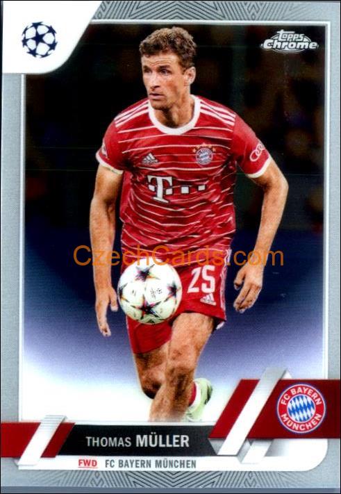Thomas Muller 2022/23 Topps Chrome Club Competitions #187