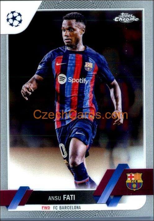 Ansu Fati 2022/23 Topps Chrome Club Competitions #193