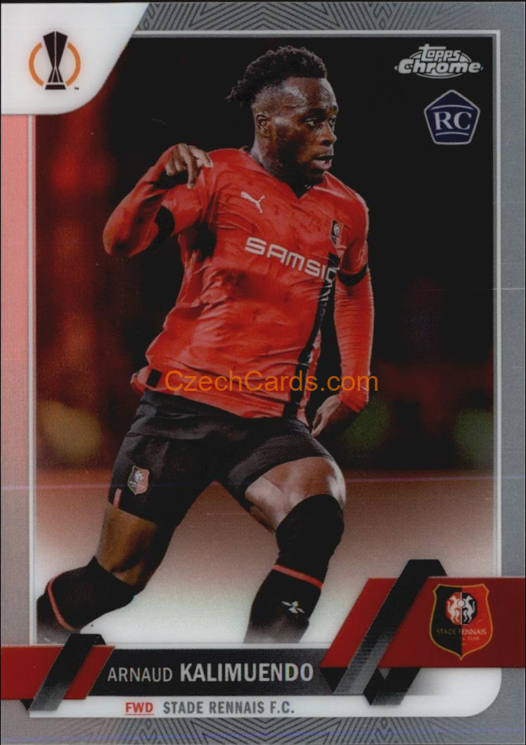 Arnaud Kalimuendo 2022/23 Topps Chrome Club Competitions #195 RC