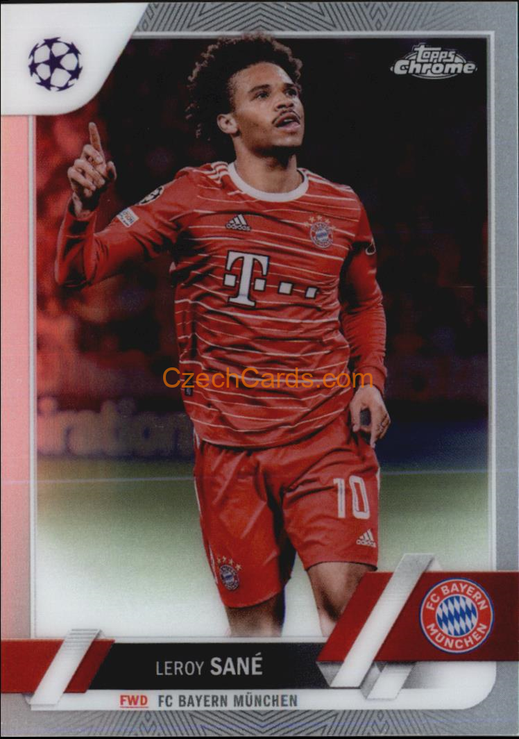 Leroy Sane 2022/23 Topps Chrome Club Competitions #196