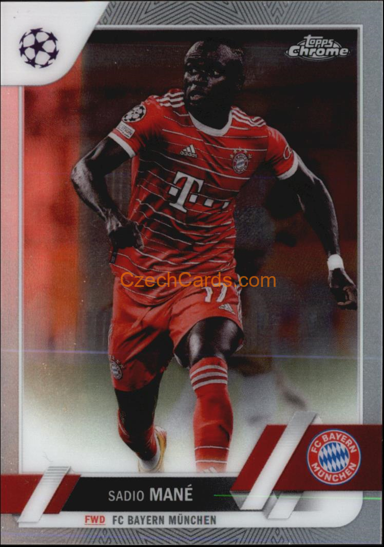 Sadio Mane 2022/23 Topps Chrome Club Competitions #200
