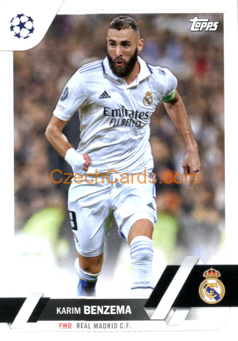 Karim Benzema 2022/23 Topps Club Competitions #14